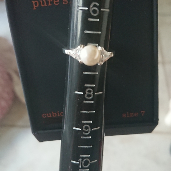 🌸 Just In elegant Pearl Ring - Picture 14 of 15